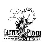 CACTUS PUNCH EMBROIDERY DIGITIZING