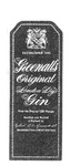 GREENALL'S ORIGINAL LONDON DRY GIN ESTABLISHED 1761 FROM THE ORIGINAL 1761 RECIPE DISTILLED AND BOTTLED IN ENGLAND BY GILBERT & JOHN GREENHALL LTD WARRINGTON GREAT BRITAIN