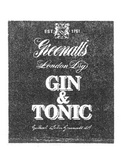 GREENALL'S LONDON DRY GIN & TONIC EST 1761 GILBERT & JOHN GREENALL LTD