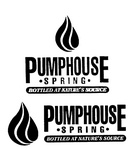 PUMPHOUSE SPRING BOTTLED AT NATURE'S SOURCE ; PUMPHOUSE SPRING BOTTLED AT NATURE'S SOURCE