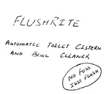 FLUSHRITE AUTOMATIC TOILET CISTERN AND BOWL CLEANER NO FUSS JUST FLUSH