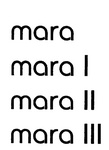 MARA ; MARA I ; MARA II ; MARA III