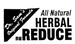 DR. SAM'S ORIGINAL FORMULA ALL NATURAL HERBAL NU REDUCE