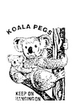 KOALA PEGS KEEP ON HANGING ON