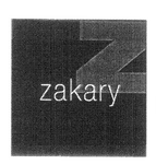 Z ZAKARY