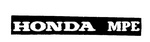 HONDA MPE