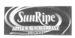SUNRIPE APPLE & BLACKCURRANT 100% JUICE