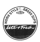 CHRIS' HOME STYLE GREEK DIPS LITE + FRESH