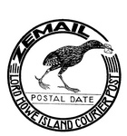 ZEMAIL  LORD HOWE ISLAND COURIER POST  POSTAL DATE