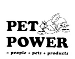 PET POWER =PEOPLE + PETS + PRODUCTS