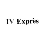 IV EXPRES