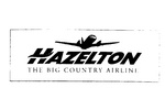 HAZELTON THE BIG COUNTRY AIRLINE