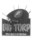 BIG TORP  WHERE SPORT & ART SHIRTFRONT