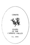 CENOTE OLIVES OF THE CAPERTEE VALLEY EST. 1999