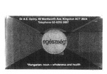 DR A.E. GYORY EGESZSEG HUNGARIAN NOUN = WHOLENESS AND HEALTH