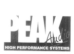 PEAK AUDIO HIGH PERFORMANCE SYSTEMS PEAK AUDIO AUSTRALIA