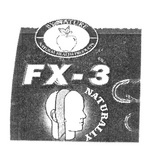 FX-3 NATURALLY BY NATURE NATURAL HEALTH PRODUCTS