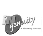 IN GENUITY A MICROPAY SOLUTION