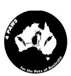 4 PAWS CLUMPING PET LITTER  A BLEND OF PELLETIZED GRAINS GROWN FOR THE PETS OF AUSTRALIA