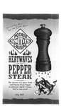 SMITH'S POTATO CRISPS HEATWAVES PEPPER STEAK DEVILISHLY HOT TRY'EM IF YOU DARE! THE FLAVOUR OF A JUICY STEAK AND PUNCHY BLACK PEPPER ON DELICIOUS SMITH'S CRISPS, THEY'RE TOOO GOOD! POSITIONAL ONLY