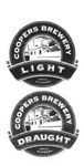 COOPERS BREWERY LIGHT  CHILL FILTERED COOPERS BREWERY DRAUGHT  CHILL FILTERED
