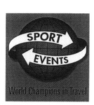 SPORT EVENTS WORLD CHAMPIONS IN TRAVEL