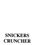 SNICKERS CRUNCHER