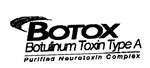 BOTOX BOTULINUM TOXIN TYPE A PURIFIED NEUROTOXIN COMPLEX