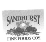 SANDHURST FINE FOODS COY.