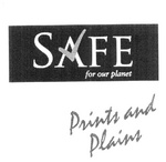 SAFE FOR OUR PLANET PRINTS AND PLAINS
