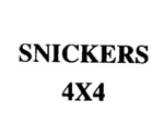 SNICKERS 4X4