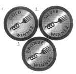 GOLD WINNER ; SILVER WINNER ; BRONZE WINNER