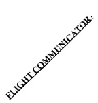 FLIGHT COMMUNICATOR: