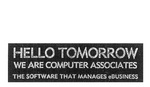 HELLO TOMORROW WE ARE COMPUTER ASSOCIATES THE SOFTWARE THAT MANAGES EBUSINESS