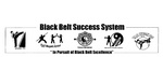 BLACK BELT SUCCESS SYSTEM IN PURSUIT OF BLACK BELT EXCELLENCE ; COMBAT-DO KHA WEAPONS SYSTEMS PRESSURE POINT SYSTEMS MARTIAL ART ; AEROBICS SYSTEMS TAE KWON DO KTA