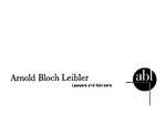 ABL ARNOLD BLOCH LEIBLER LAWYERS AND ADVISERS