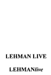 LEHMAN LIVE LEHMANLIVE