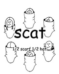 SCAT 1/2 SCARF 1/2 HAT