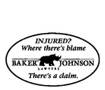 BAKER JOHNSON LAWYERS INJURED? WHERE THERE'S BLAME THERE'S A CLAIM