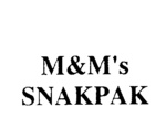 M&M'S SNAKPAK