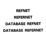 REFNET  REFERNET  DATABASE REFNET  DATABASE REFERNET