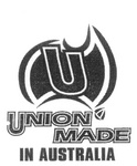 U  UNION MADE IN AUSTRALIA