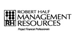 RH ROBERT HALF MANAGEMENT RESOURCES PROJECT FINANCIAL PROFESSIONALS