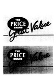 THE PRICE BRAND GREAT VALUE
