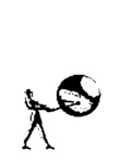 PERSON STRIKING GONG
