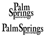 PALM SPRINGS NATURAL SPRING WATER