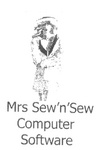 MRS SEW'N'SEW COMPUTER SOFTWARE
