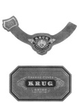 K  KRUG GRANDE CUVEE BRUT MAISON FONDCE EN 1843 CHAMPAGNE REIMS