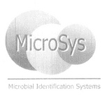 MICROSYS MICROBIAL IDENTIFICATION SYSTEMS