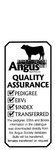 ANGUS AUSTRALIA QUALITY ASSURANCE PEDIGREE EBVS $INDEX TRANSFERRED